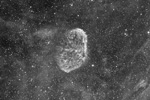 Nbuleuse du croissant - NGC6888 -  en Halpha