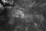 Rgion de la nbuleuse du croissant (NGC6888) dans le Cygne