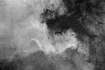 Nbuleuse North America - NGC7000 - rgion du golfe du Mexique en Halpha